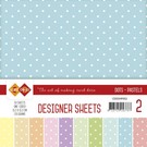 Karten und Scrapbooking Papier, Papier blöcke Designer Sheets Mega set! Pastels