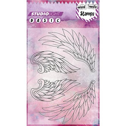 Studio Light Timbre transparent, format A6: ailes Studio Light Timbre transparent, format A6: ailes