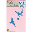 Nellie Snellen Stamping template: Love birds