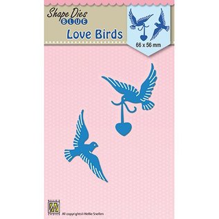 Nellie Snellen Plantilla de estampado: pájaros del amor