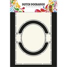 Dutch DooBaDoo A4 plastic template: Card Art Circle