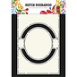 Dutch DooBaDoo A4 plast skabelon: Kort Art Circle