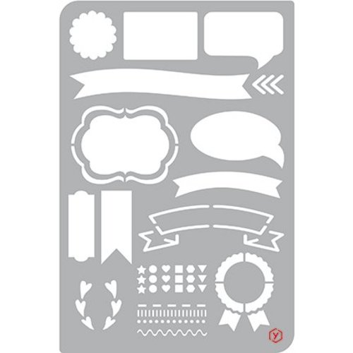 Pronty Bullet Journal Stencil Pronty Bullet Journal Stencil