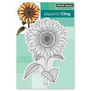 Penny Black Rubber stamp, sunflower