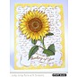 Penny Black Rubber stamp, sunflower
