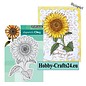 Penny Black Rubber stamp, sunflower