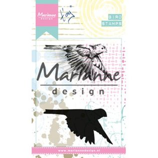 Marianne Design Gummi stempel: fugl, lille fugler