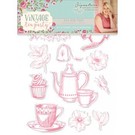 Crafter's Companion Stamp designs: Vintage Tea Party, Tea for Two
