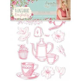 Crafter's Companion Francobolli: Vintage Tea Party, Tea for Two