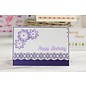 Die'sire Punching template, elegant border for decorative ribbons