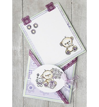 Timbre Transparent A5 Bears Joyeux Anniversaire Hobby Crafts24 Eu Francais