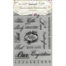 Docrafts / Papermania / Urban Transparent stamp, A5, text english