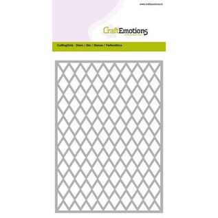 Crealies und CraftEmotions Punching template, Grid ca. 10,5x14,8cm