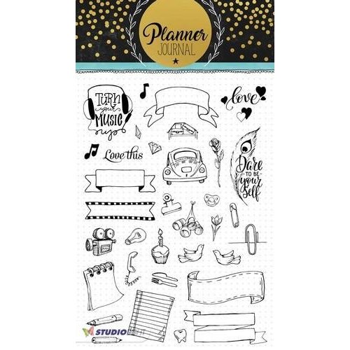 Studio Light Transparent Stempel: A5 Planner Journal nr 08 NUR noch 1 vorrätig! Studio Light Transparent Stempel: A5 Planner Journal nr 08 NUR noch 1 vorrätig!