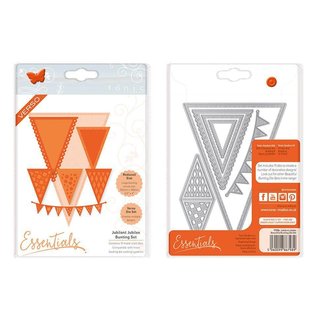 Tonic Studio´s Pochoirs: Beau Jubilée Jubilaire Bunting