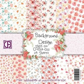 Designer Papier Scrapbooking: 30,5 x 30,5 cm Papier Blocco di carta "Sogni di fiori"