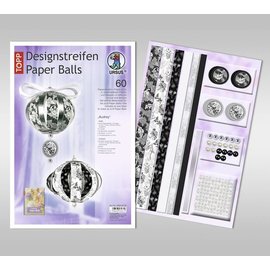 BASTELSETS / CRAFT KITS OFFERTA ESTATE! SET Artigianato: decorazione festiva, palline di carta