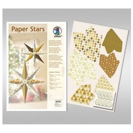 BASTELSETS / CRAFT KITS Paper Stars, "Lounge", Set für 6 Sterne