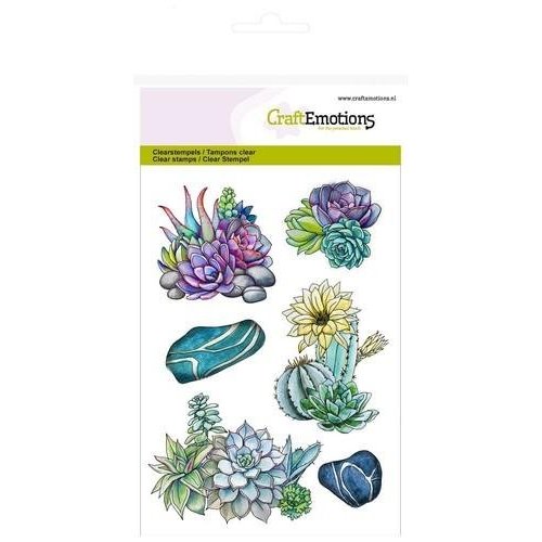 Crealies und CraftEmotions Motivstempel, transparent, A6, Kaktus saftig Botanical Nature Crealies und CraftEmotions Motivstempel, transparent, A6, Kaktus saftig Botanical Nature
