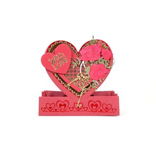 Tattered Lace NIEUW! Snij en embossmal / Sjabloon: The Keys To Your Heart