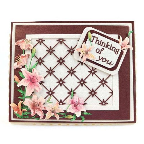 Tattered Lace NEW! cutting die: Trellis Background Tattered Lace NEW! cutting die: Trellis Background