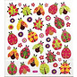 STICKER / AUTOCOLLANT Fancy glitter sticker, sheet 15 x 16.5 cm