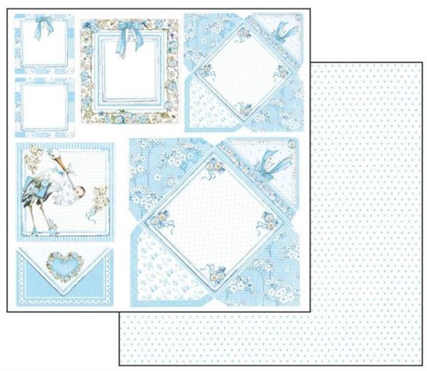 Cartes Bebe Garcon Feuille 30 5 X 30 5 Cm Hobby Crafts24 Eu Francais