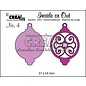 Crealies und CraftEmotions Klipp og preg stencil / Malle