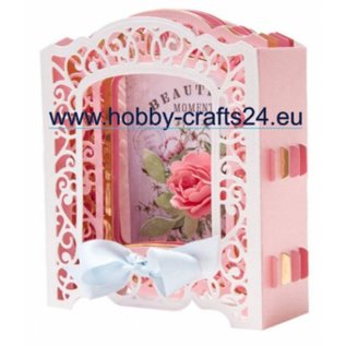 Spellbinders und Rayher Pochoirs SET, carte Grand Cabinet 3D de Spellbinders (S6-139)