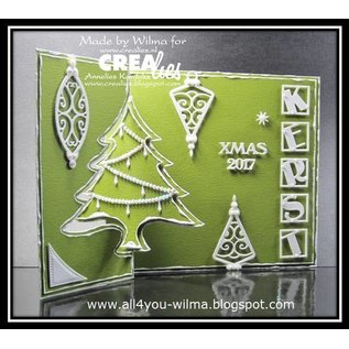 Crealies und CraftEmotions cutting dies, Stencils, Crealies Create A Card