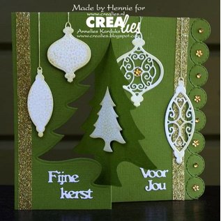 Crealies und CraftEmotions cutting dies, Stencils, Crealies Create A Card