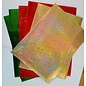 STICKER / AUTOCOLLANT A5 sticker foils, very fine, red, green and gold