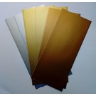 STICKER / AUTOCOLLANT Sticker foils, very fine, silver, gold and copper