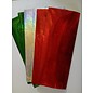 STICKER / AUTOCOLLANT Sticker foils, sheer, silver, green and red