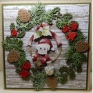 Bilder, 3D Bilder und ausgestanzte Teile usw... 3D Decoupage, Precious Marieke, Frohe Weihnachten, Santa