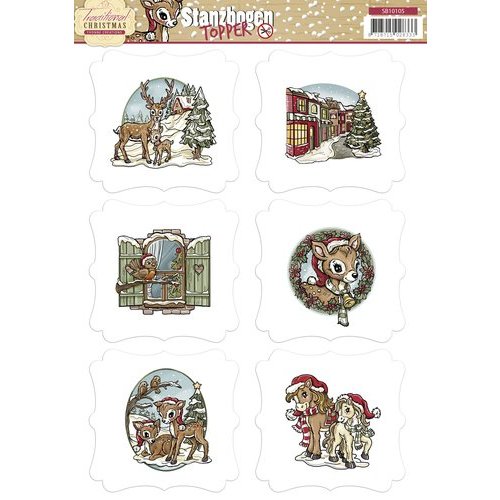 Bilder, 3D Bilder und ausgestanzte Teile usw... vorgestanzter Bogen mit Toppers, Weihnachtsmotive Bilder, 3D Bilder und ausgestanzte Teile usw... vorgestanzter Bogen mit Toppers, Weihnachtsmotive