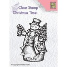 Stempel / Stamp: Transparent Kaarten maken met Stempel motief, banner: Sneeuwpop