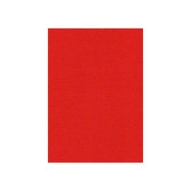 Karten und Scrapbooking Papier, Papier blöcke Linen cardboard, A5, Christmas red, 10 sheets