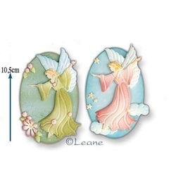 Leane Creatief - Lea'bilities und By Lene Punching and embossing template: Fairy / Angel