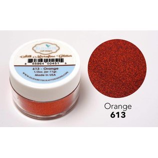 Taylored Expressions Silk Microfine Glitter, in oranje