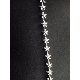 Embellishments / Verzierungen Cinta decorativa estrellas en plata