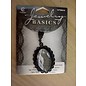 Vintage, Nostalgia und Shabby Shic Nostalgic Charm Metal Oval in Black