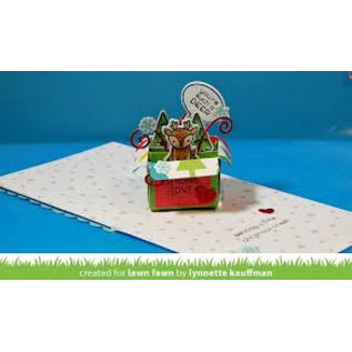 Elisabeth Craft Dies , By Lene, Lawn Fawn Cutter, Mini-Pop-Up Box