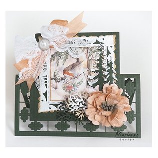 Marianne Design Stencils, Anjas lacy folding: square