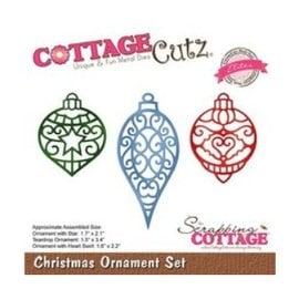 Cottage Cutz Punching Stencils, jul, ornament sæt