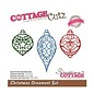 Cottage Cutz Stencil di punzonatura, Natale, Set di ornamenti