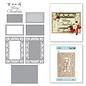 Spellbinders und Rayher Stencil, Spellbinders Snowflake Toppers and Borders - Copy