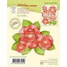 Leane Creatief - Lea'bilities und By Lene Transparent stamp: 3D Flower Rose