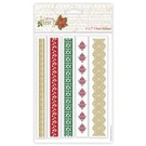 Docrafts / Papermania / Urban Transparent stamp, Christmas borders