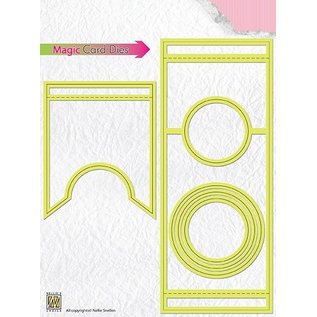 Nellie Snellen Punching templates, Magic Card, round